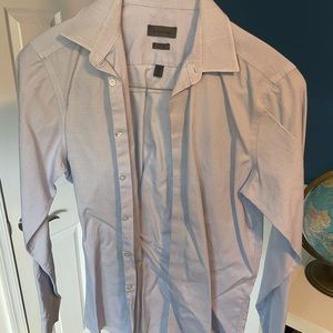 Calvin Klein shirt, M, Slim Fit, blue and white